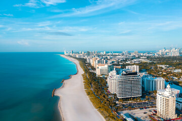 Luxury oceanfront hotels in South Beach in South Florida