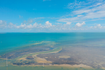 Panoramic view of Isla Morada