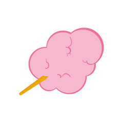 pink cotton candy