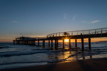 Fototapeta na wymiar Sunset on the Pier