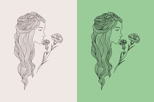 girl hand drawn designs