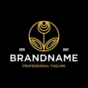 Flower Logo Design Template