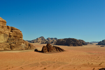 Fototapeta na wymiar Wadi rum desert