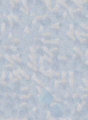 light blue background with white brush strokes stylized as watercolor acrylic pastel