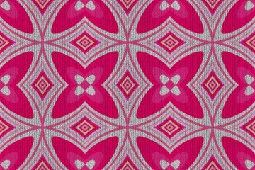 Seamless pattern- 2d illustration. Knitted fabric