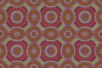 Seamless pattern- 2d illustration. Knitted fabric