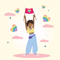 lgbtq person illustration