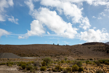 Mountainous landscape of Argentine Patagonia
