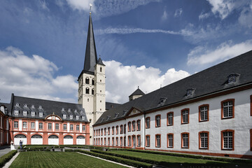 Brauweiler Abbey a former Benedictine monastery located nearby cologne - obrazy, fototapety, plakaty