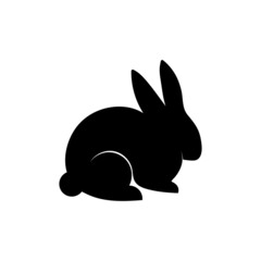 Rabbit icon template vector