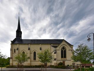 Fototapeta na wymiar Frankreich - Rigny-Ussé - Kirche Notre-Dame