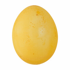 Yellow egg isolated