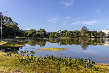 lake in the city of Montes Claros, State of Minas Gerais, Brazil