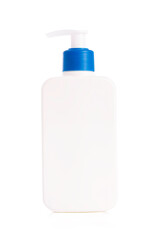 Bottle of soap isolate don white background.
