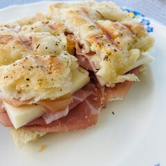 ham and cheese sandwich