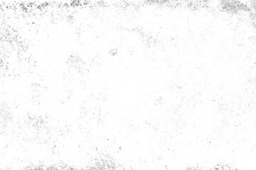 Grunge monochrome texture. Abstract dust particle and dust grain on white background.