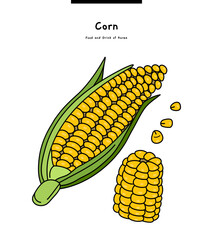 This is Korean autumn seasonal food. This is corn.	

