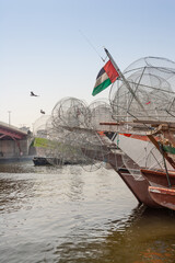 Traditional Fishing Dhows in Sharjah