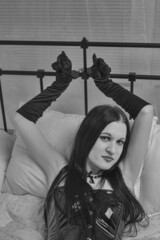 Lady in black