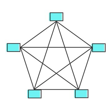 mesh topology network design illustration