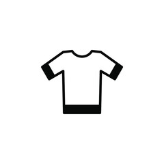 Shirt, Fashion, Polo, Clothes Solid Line Icon Vector Illustration Logo Template. Suitable For Many Purposes.