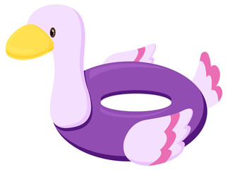 Set of inflatable toy for pool element