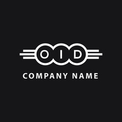 OID letter logo design on black background. OID creative  initials letter logo concept. OID letter design.