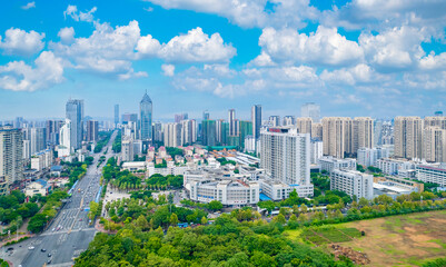 Obraz premium Urban scenery of Liuzhou, Guangxi, China