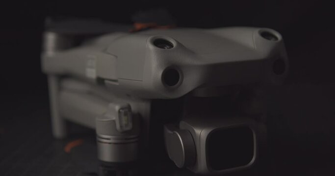 Pull Back Shot Of A Drone Sensor