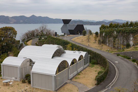 View of Toyo Ito Museum of Architecture, Ehime, Japan