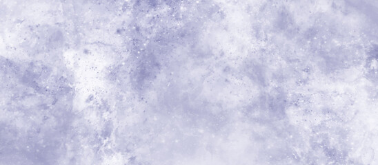 Aquarelle painted azure gradient color splashing on textured paper. Vintage water color splash template or canvas for design. Violet white of paint and watercolor paper foggy texture, Colorful cloud