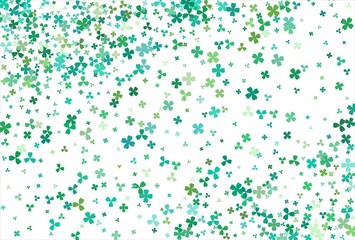 Clover background. Clover leaf, St. Patrick day background