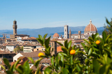 Italia, Toscana, la città di Firenze. Veduta della città.