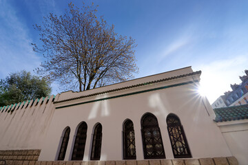 The great mosque of Paris in the 5th arrondissement