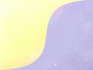 バイカラーの曲線背景　イエローとパープル