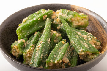 オクラのゴマ和え