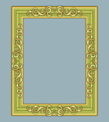 Decorative frames and borders set vector design.