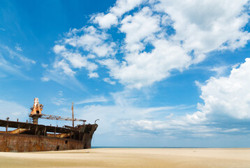 Farrah 3 shipwreck, north eastern coast of Sri Lanka