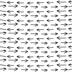 Vector seamless pattern with arrows for background and fabric.