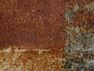 Rusty old metal background. Iron scratched texture.