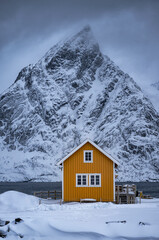 Fototapeta na wymiar Landscape of lofoten island in Norway