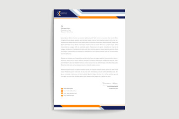 Professional modern letterhead template design for your business