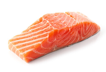 fresh raw salmon filet