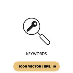 keywords icons  symbol vector elements for infographic web