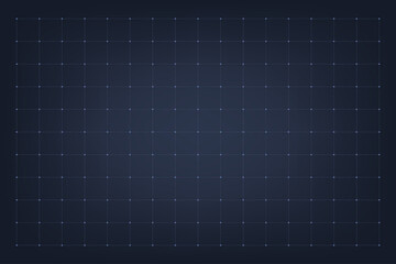 HUD interface grid. Dot array and matrix symbol, operating system UI background. Vector futuristic grid