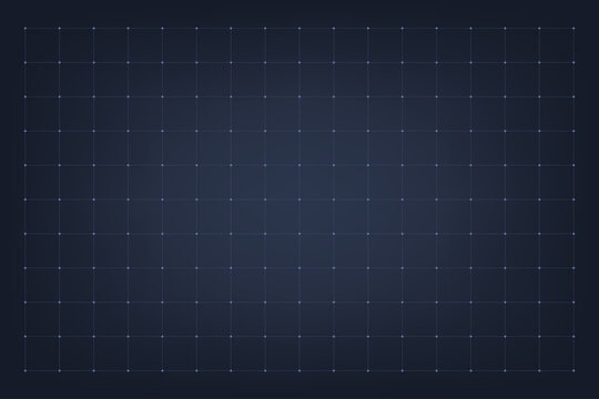 HUD interface grid. Dot array and matrix symbol, operating system UI background. Vector futuristic grid