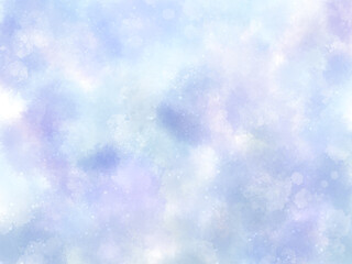 Abstract painting of the rainy season