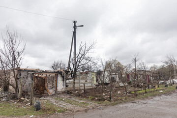 Fototapeta na wymiar War in Ukraine. Chernihiv and Chernihiv region
