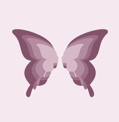 symbol, butterfly, face, profile, girl's face, logo, aesthetics, plastic surgery, dermatologist, girl, care, medicine, salon, fly, lightness, tenderness, beauty, love, relationships, butterflies