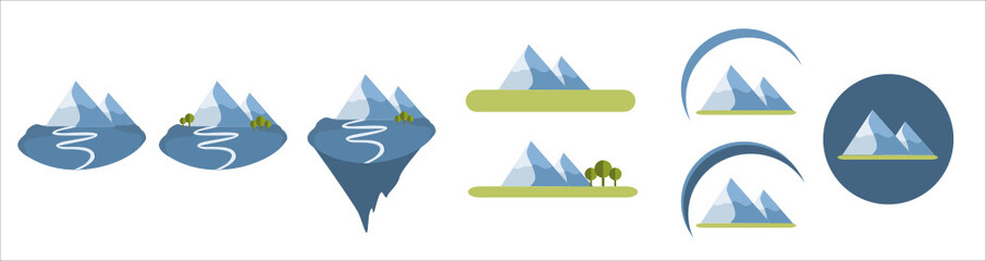 mountains, hills, nature, landscape, tourism, climbing, snowy peaks, hike, river, relief, vacation, journey